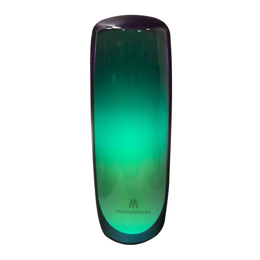 MaxPower Beat Glow Portable Bluetooth Speaker with Water Resistance, Different LED Lights,  and Dust Proof - Black - MPD675BK-BEAT-GLOW-4.jpg