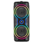 MaxPower 6.5" x 2 wooofers karaoke Bluetooth speaker with mic & different LED light modes - Black - MPD6M-2.JPG
