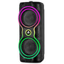 MaxPower 6.5" x 2 wooofers karaoke Bluetooth speaker with mic & different LED light modes - Black - MPD6M-3.JPG