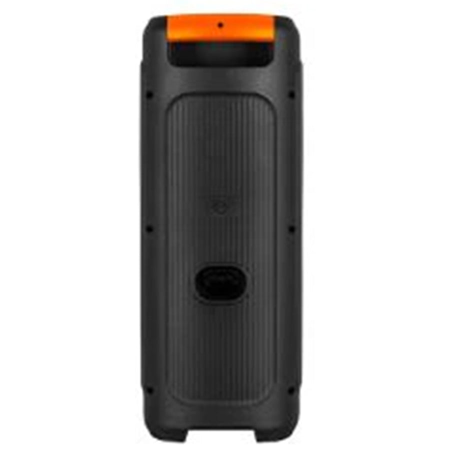 MaxPower 6.5" x 2 wooofers karaoke Bluetooth speaker with mic & different LED light modes - Black - MPD6M-6.JPG