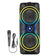 MaxPower 6.5" x 2 wooofers karaoke Bluetooth speaker with mic & different LED light modes - Black - MPD6M.JPG