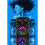 MaxPower 32" Tall Groove 8" X 3 Woofers Karaoke Bluetooth Speakers With Mic & Flashing LED Lights - Black - MPD813-2.jpg