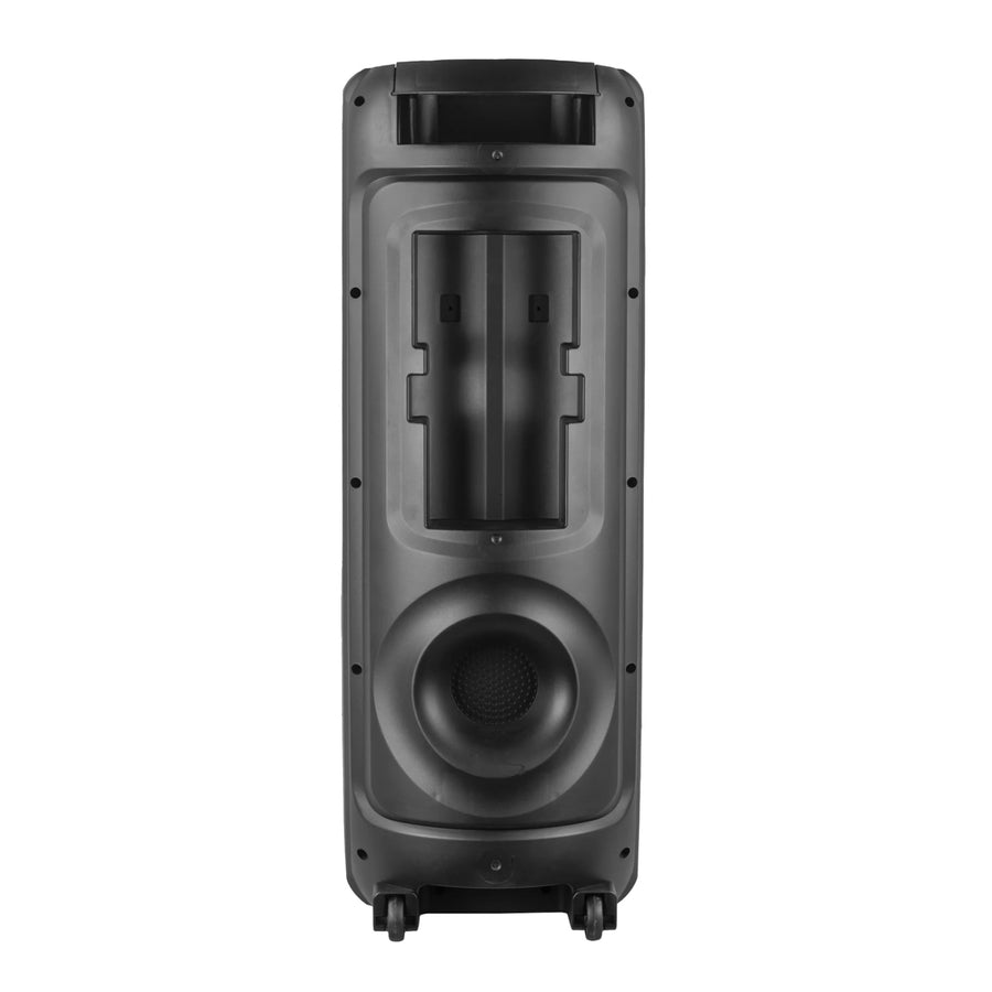 MaxPower 32" Tall  8" X 3 Woofers Karaoke Bluetooth Speakers With Mic & Flashing LED Lights - Black - MPD814-5.jpg