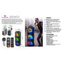 MaxPower 32" Tall  8" X 3 Woofers Karaoke Bluetooth Speakers With Mic & Flashing LED Lights - Black - MPD814-7.jpg