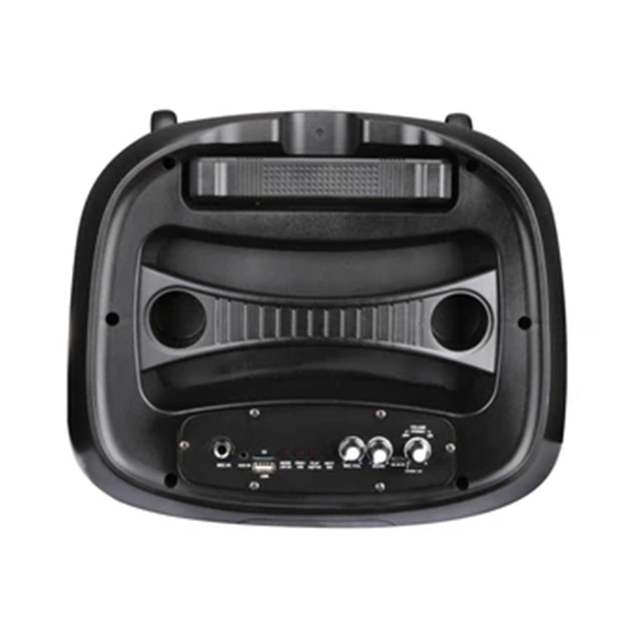 MaxPower Karaoke Bluetooth Trolley Speaker With Adjustable DJ Stand Combo, Wired Mic Trolley Speaker 12" Woofer - Black - MPD892-ST-5.jpg