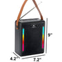 MaxPower Solar Beat Portable Bluetooth Speaker with Solar + USB-C Charging - Black - MPD932-BK-2.jpg