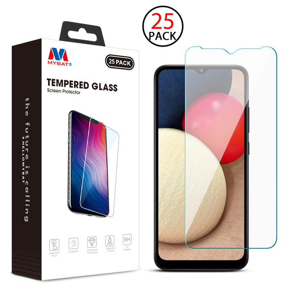 MyBat Tempered Glass Screen Protector (2.5D)(25-pack) for Samsung Galaxy A02s/Galaxy A037U / Galaxy A03s - Clear - MSA02SSC81TF-1.jpg