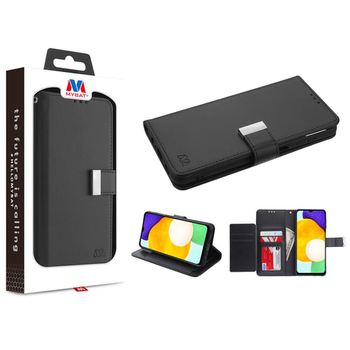 MyBat MyJacket Wallet Xtra Series for Samsung Galaxy A13 5G - Black / Black - MSA13PCMJG031-1.jpg