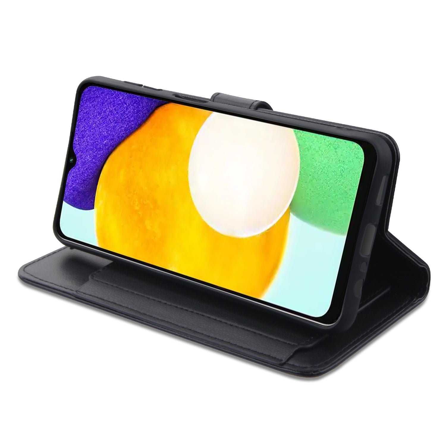 MyBat MyJacket Wallet Xtra Series for Samsung Galaxy A13 5G - Black / Black - MSA13PCMJG031-4.jpg