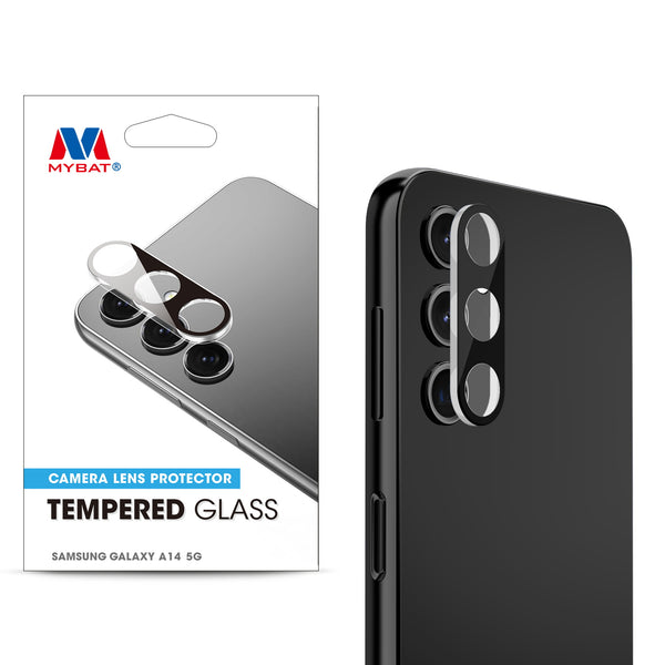 MyBat Tempered Glass Lens Protector for Samsung Galaxy A14 5G - Black - MSA145GSCLE80-1.jpg