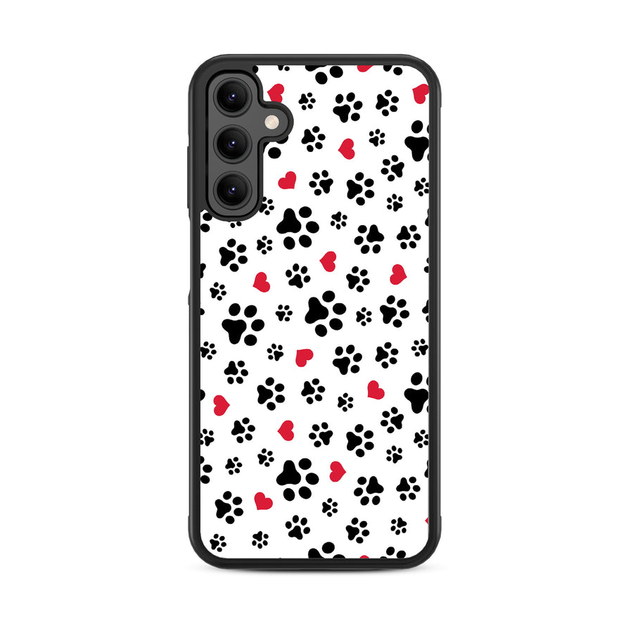 MyBat Design Lab Series Case for Samsung Galaxy A15 5G - Paw Prints and Hearts - MSA155GCSLESM001-3.jpg