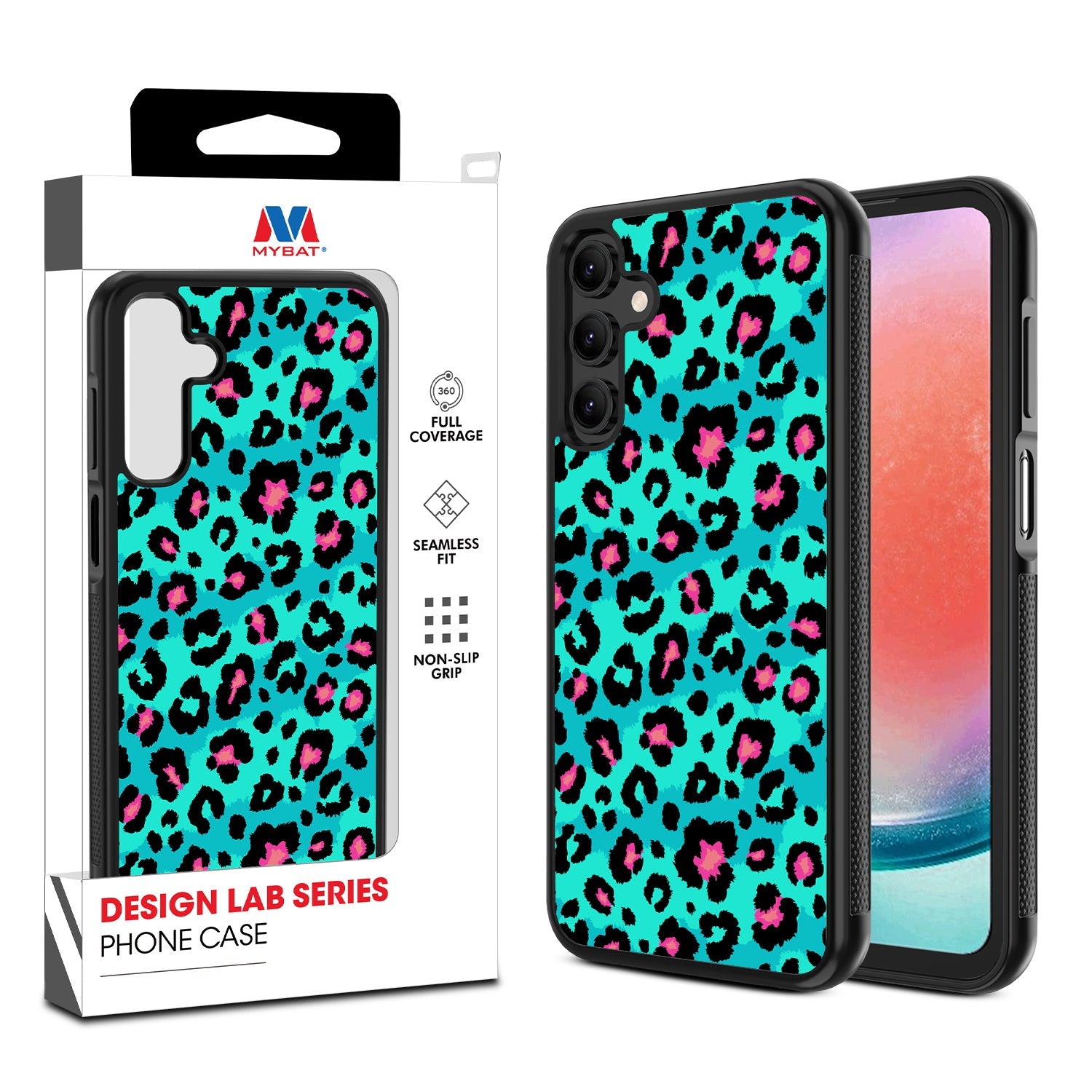 MyBat Design Lab Series Case for Samsung Galaxy A15 5G - Multicolor Leopard