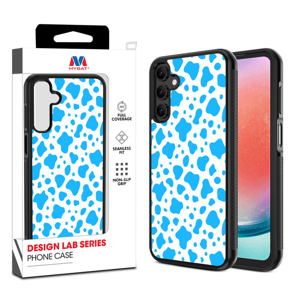 MyBat Design Lab Series Case for Samsung Galaxy A15 5G - Blue Cow Print - MSA155GCSLESM016-1.jpg