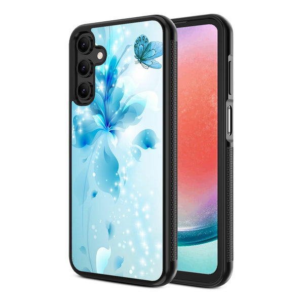 MyBat Design Lab Series Case for Samsung Galaxy A15 5G - Butterfly & Flowers - MSA155GCSLESM020-2.jpg