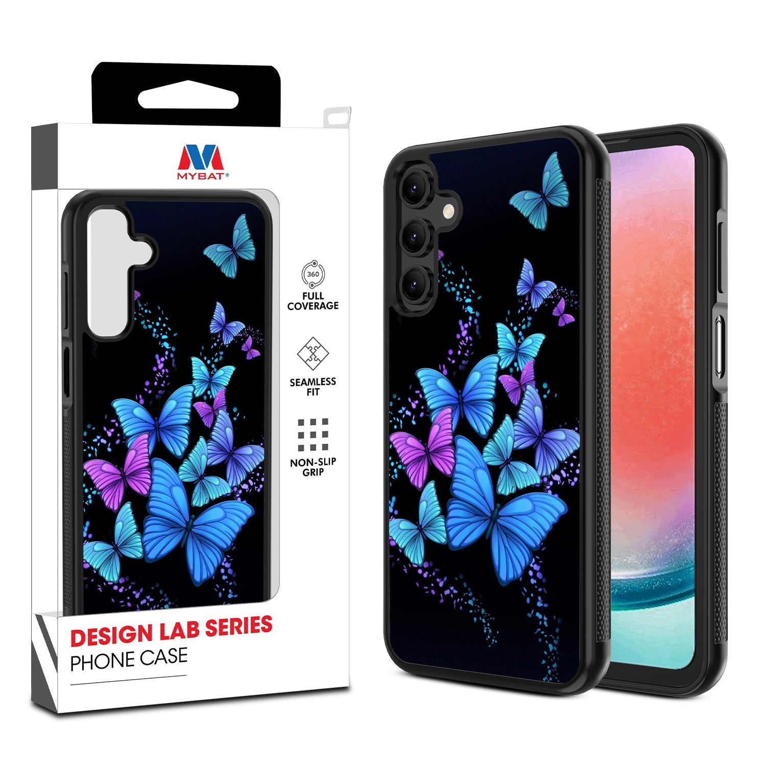 MyBat Design Lab Series Case for Samsung Galaxy A15 5G - Butterfly Night