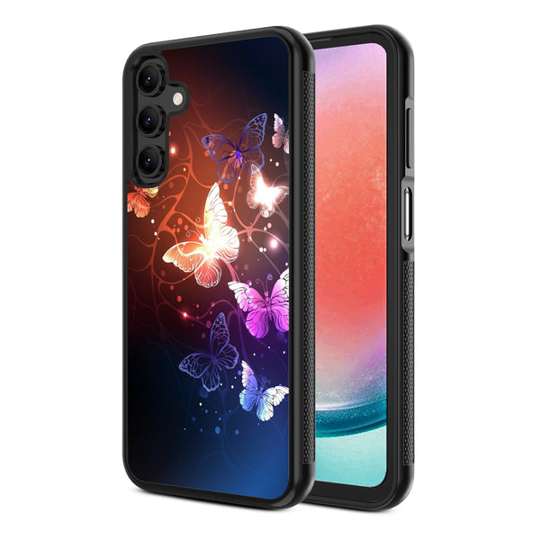 MyBat Design Lab Series Case for Samsung Galaxy A15 5G - Neon Butterflies - MSA155GCSLESM022-2.jpg