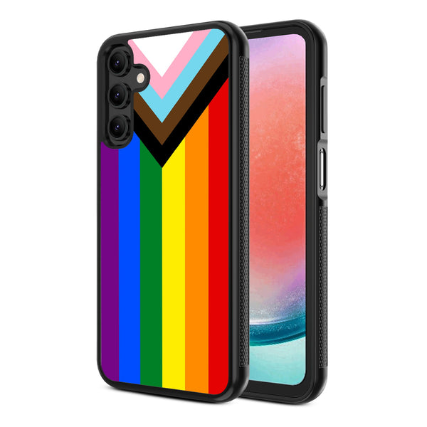 MyBat Design Lab Series Case for Samsung Galaxy A15 5G - LGBTQ+ Flag - MSA155GCSLESM034-2.jpg