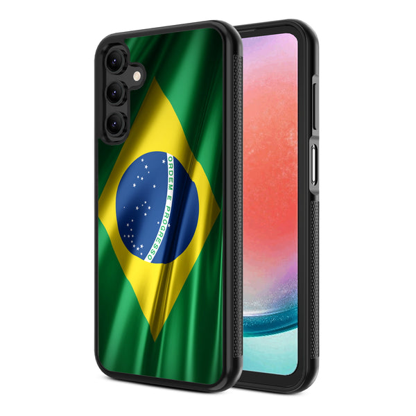 MyBat Design Lab Series Case for Samsung Galaxy A15 5G - Brazilian Flag - MSA155GCSLESM038-2.jpg
