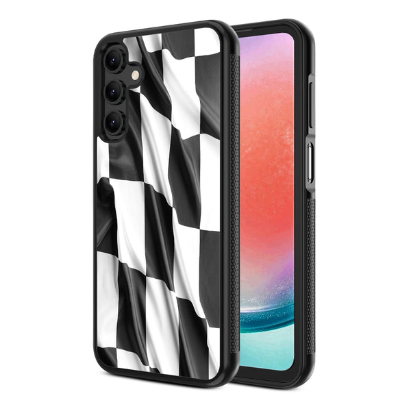 MyBat Design Lab Series Case for Samsung Galaxy A15 5G - Racing Flag - MSA155GCSLESM040-2.jpg