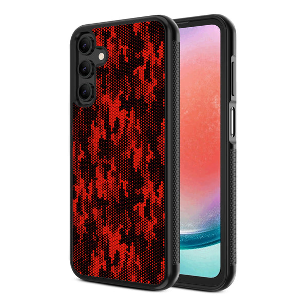 MyBat Design Lab Series Case for Samsung Galaxy A15 5G - Red Digital Camouflage - MSA155GCSLESM086-2.jpg