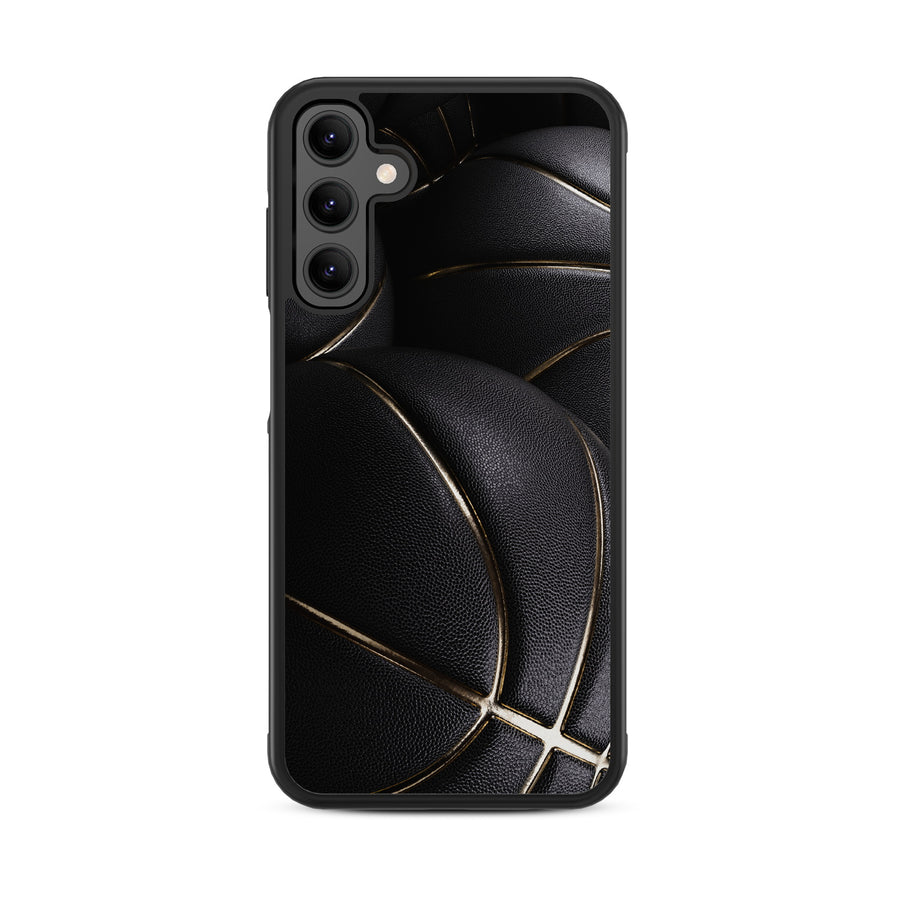 MyBat Design Lab Series Case for Samsung Galaxy A15 5G - Black Basketballs - MSA155GCSLESM090-3.jpg