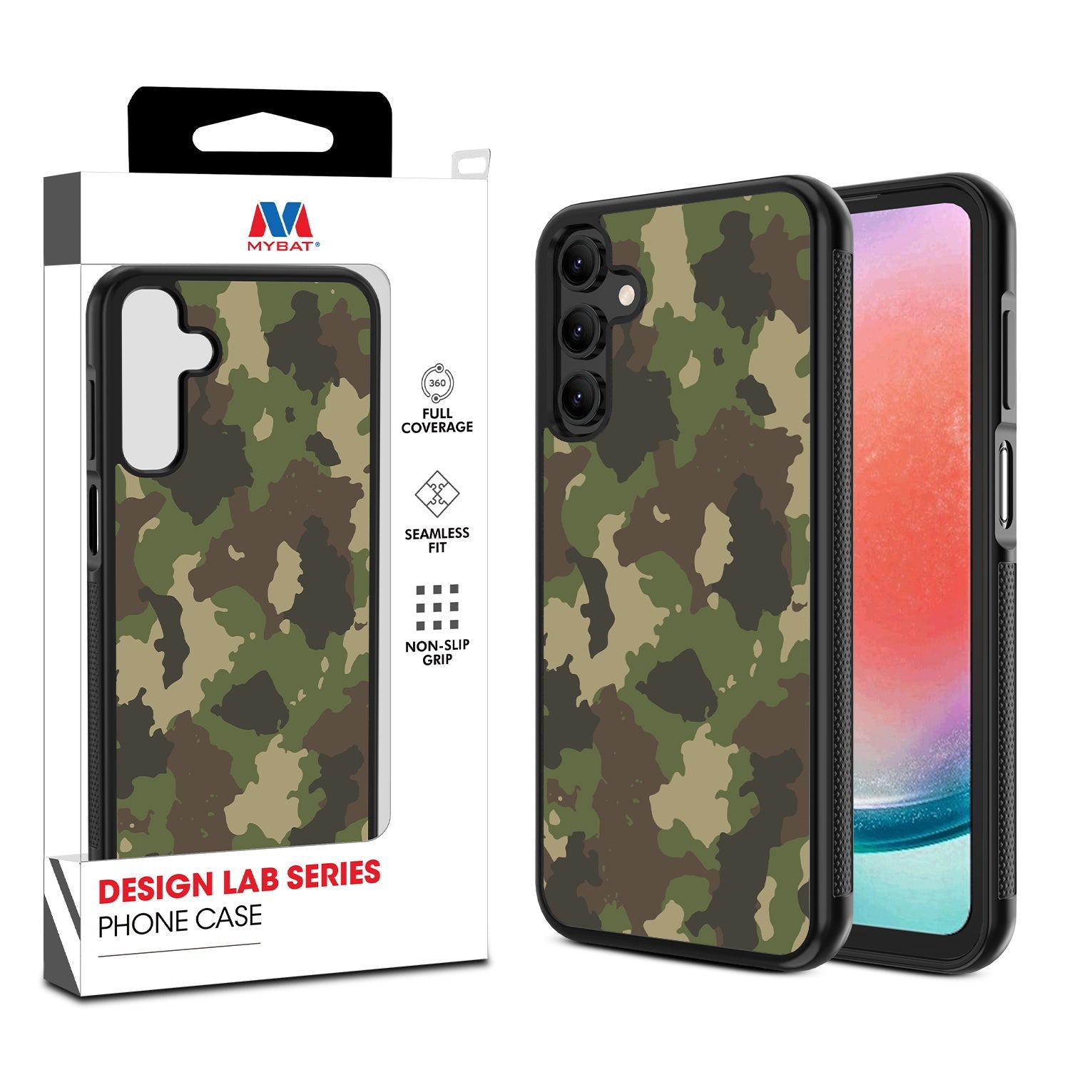 MyBat Design Lab Series Case for Samsung Galaxy A15 5G - Army Camouflage