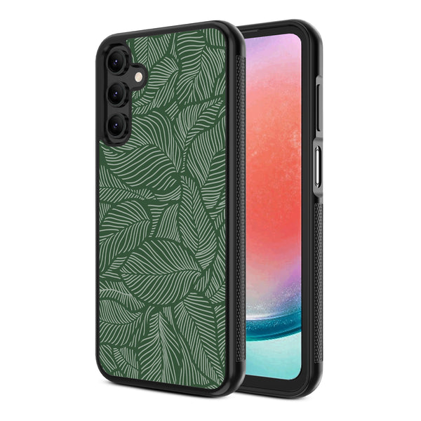 MyBat Design Lab Series Case for Samsung Galaxy A15 5G - Leaves - MSA155GCSLESM125-2.jpg