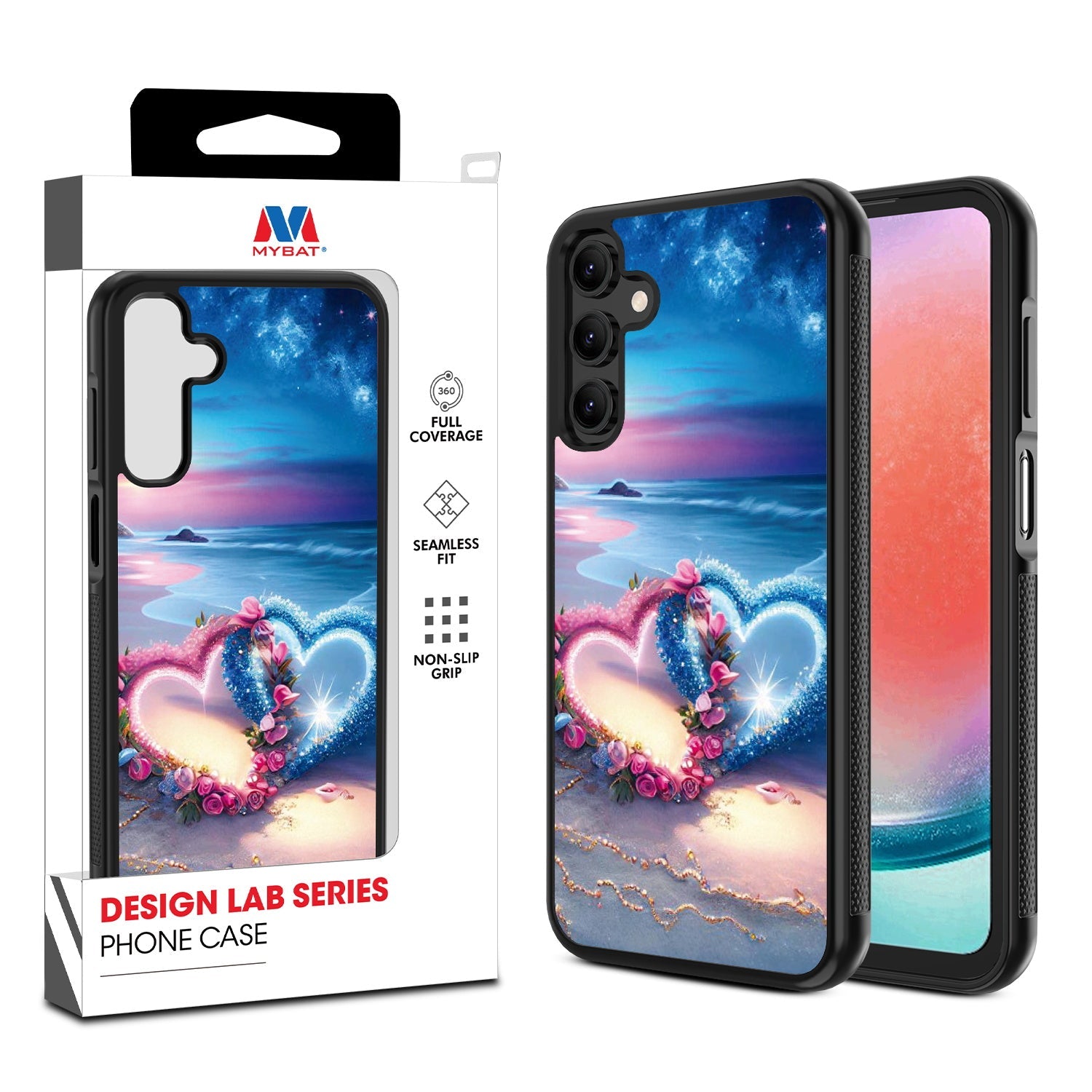MyBat Design Lab Series Case for Samsung Galaxy A15 5G - Heart and Soul