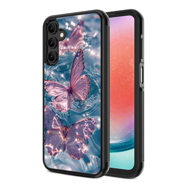 MyBat Design Lab Series Case for Samsung Galaxy A15 5G - Floating Butterflies - MSA155GCSLESM180-2.jpg