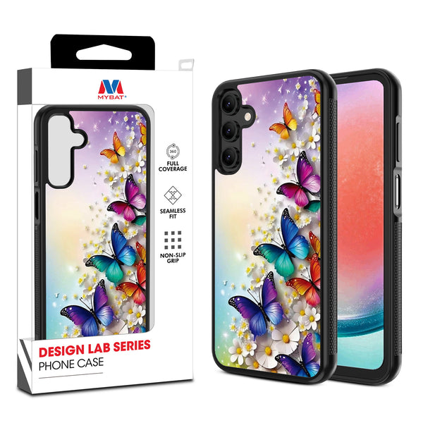 MyBat Design Lab Series Case for Samsung Galaxy A15 5G - Rainbow Butterflies - MSA155GCSLESM187-1.jpg