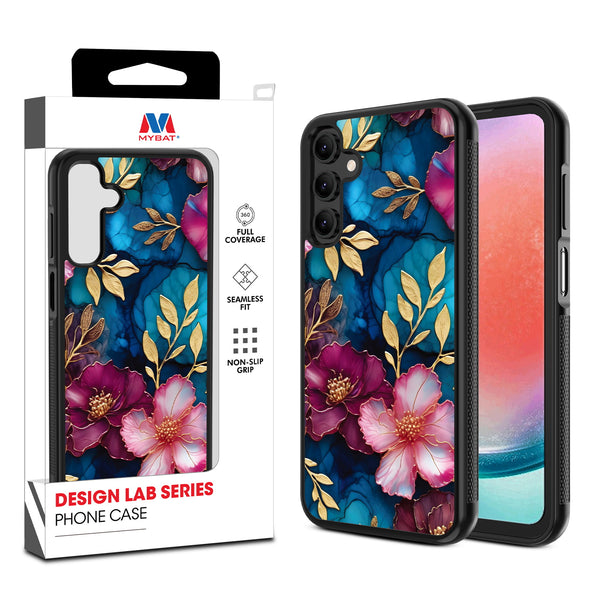 MyBat Design Lab Series Case for Samsung Galaxy A15 5G - Gilded Petals - MSA155GCSLESM188-1.jpg