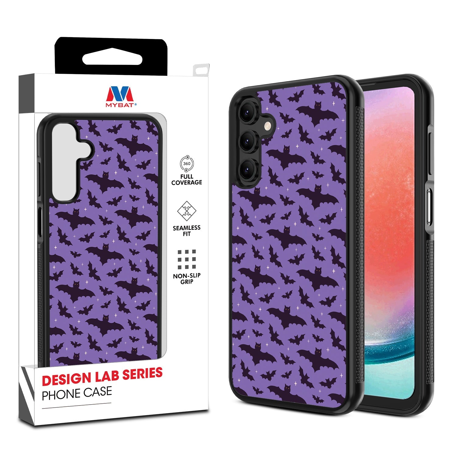 MyBat Design Lab Series Case for Samsung Galaxy A15 5G - Flying Bats