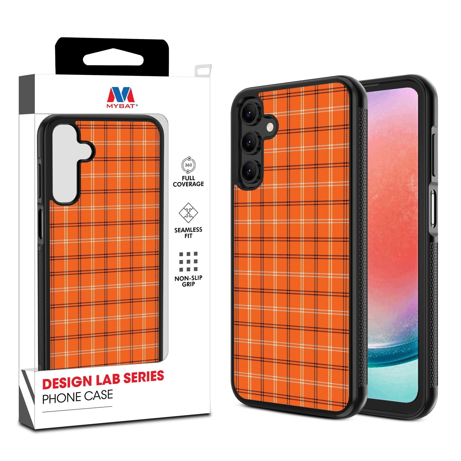 MyBat Design Lab Series Case for Samsung Galaxy A15 5G - Pumpkin Plaid
