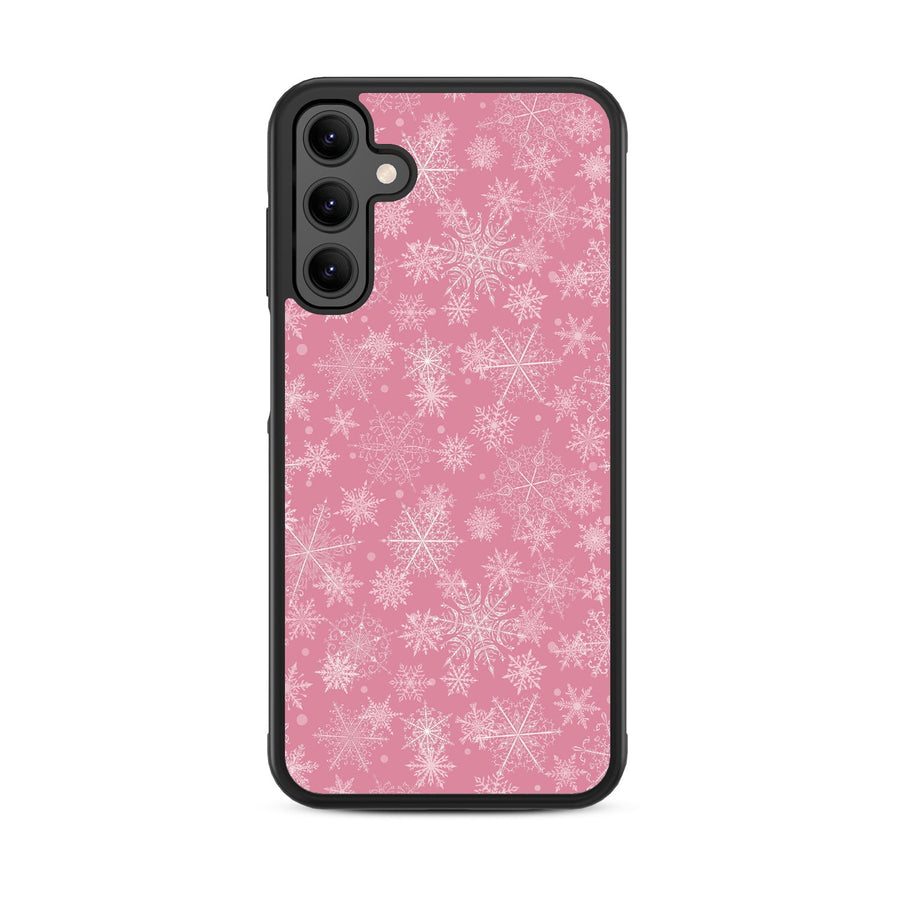 MyBat Design Lab Series Case for Samsung Galaxy A15 5G - Pink Snowflakes