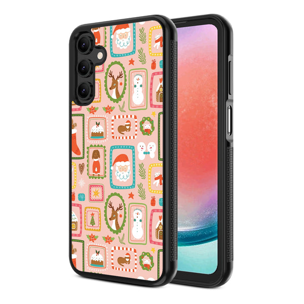 MyBat Design Lab Series Case for Samsung Galaxy A15 5G - Holiday Stamps - MSA155GCSLESM297-2.jpg