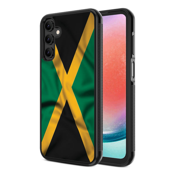 MyBat Design Lab Series Case for Samsung Galaxy A15 5G - Jamaica Flag - MSA155GCSLESM310-2.jpg