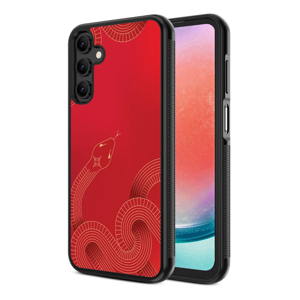 MyBat Design Lab Series Case for Samsung Galaxy A15 5G - Slithering into a New Year - MSA155GCSLESM316-2.jpg