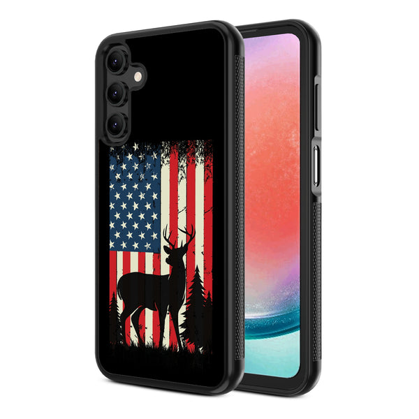 MyBat Design Lab Series Case for Samsung Galaxy A15 5G - Stars, Stripes and Stags - MSA155GCSLESM319-2.jpg