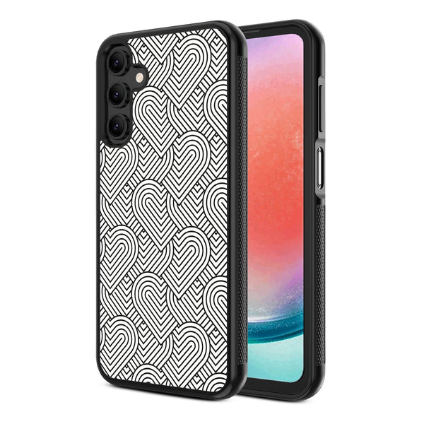 MyBat Design Lab Series Case for Samsung Galaxy A15 5G - Hearts Aligned - MSA155GCSLESM331-2.jpg