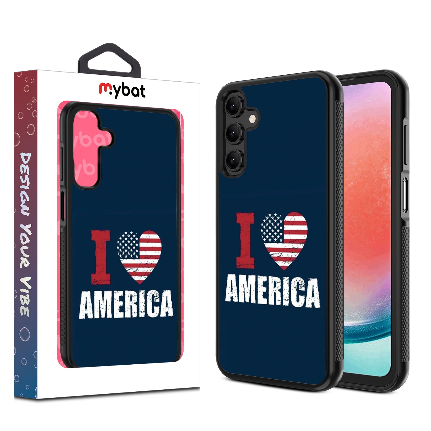 MyBat Design Lab Series Case for Samsung Galaxy A15 5G - I Love America