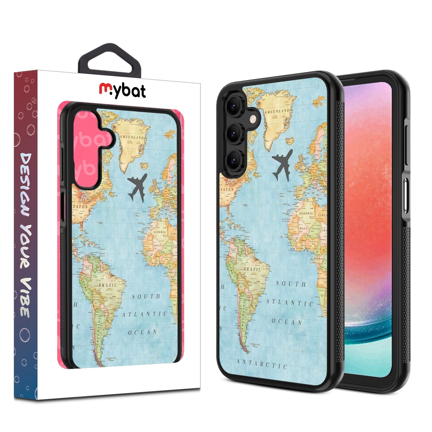 MyBat Design Lab Series Case for Samsung Galaxy A15 5G - Map