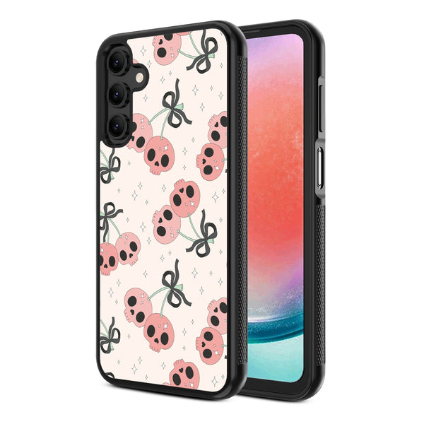MyBat Design Lab Series Case for Samsung Galaxy A15 5G - Cherry Skulls - MSA155GCSLESM408-2.jpg