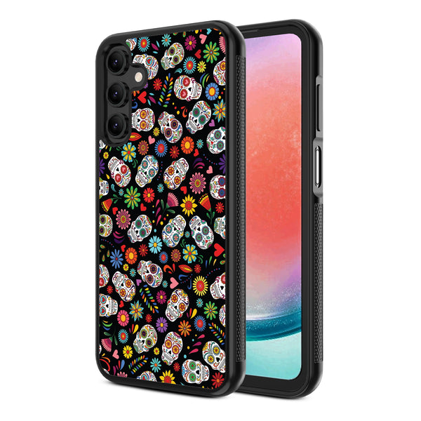 MyBat Design Lab Series Case for Samsung Galaxy A15 5G - Fiesta Skulls - MSA155GCSLESM421-2.jpg