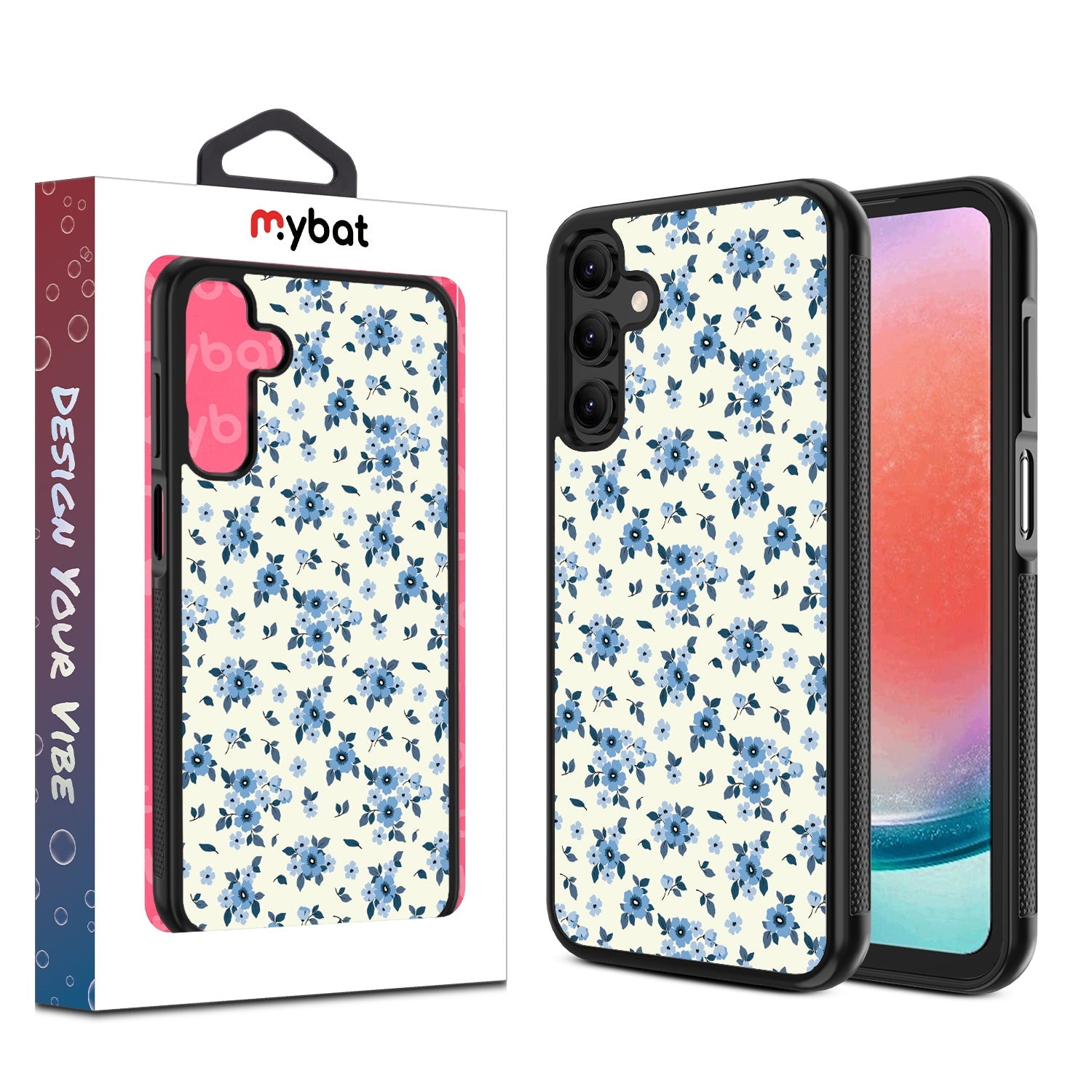MyBat Design Lab Series Case for Samsung Galaxy A15 5G - Porcelain Petals