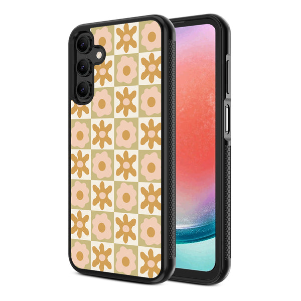 MyBat Design Lab Series Case for Samsung Galaxy A15 5G - Flower Grid - MSA155GCSLESM441-2.jpg