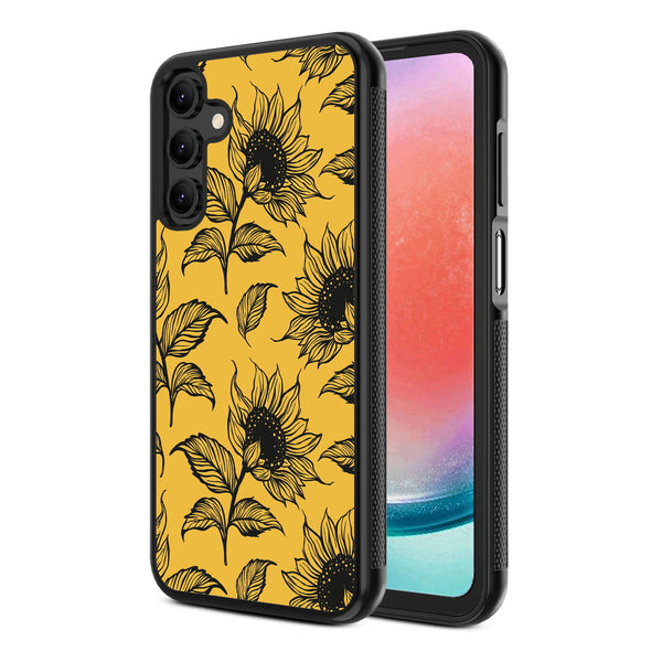 MyBat Design Lab Series Case for Samsung Galaxy A15 5G - Golden Sunflowers - MSA155GCSLESM444-2.jpg