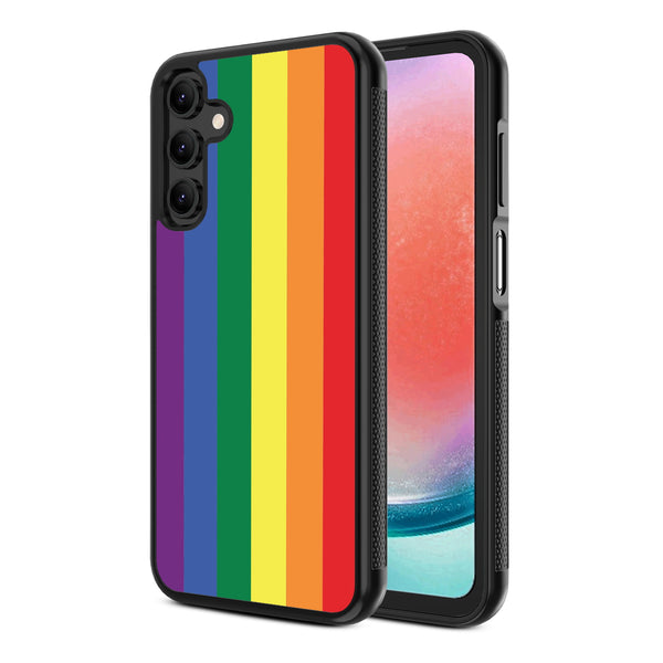 MyBat Design Lab Series Case for Samsung Galaxy A15 5G - Rainbow Stripes - MSA155GCSLESM459-2.jpg