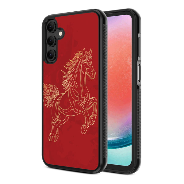 MyBat Design Lab Series Case for Samsung Galaxy A15 5G - Fire Horse - MSA155GCSLESM460-2.jpg