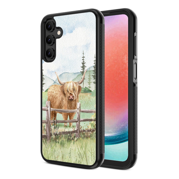 MyBat Design Lab Series Case for Samsung Galaxy A15 5G - Highland Cow - MSA155GCSLESM470-2.jpg