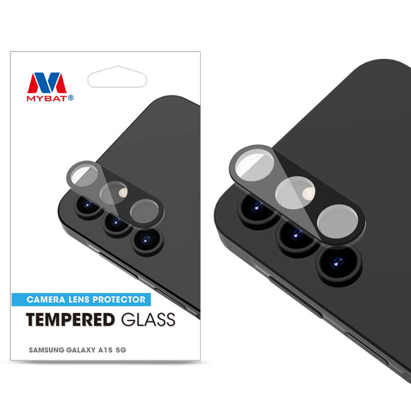 MyBat Tempered Glass Lens Protector for Samsung Galaxy A15 5G - Black - MSA155GSCLE80-1.jpg